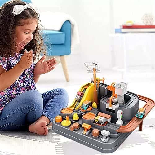 Circuit Voiture Enfant, Jouet Daventure De Voiture, City Rescue Car Piste Aventu