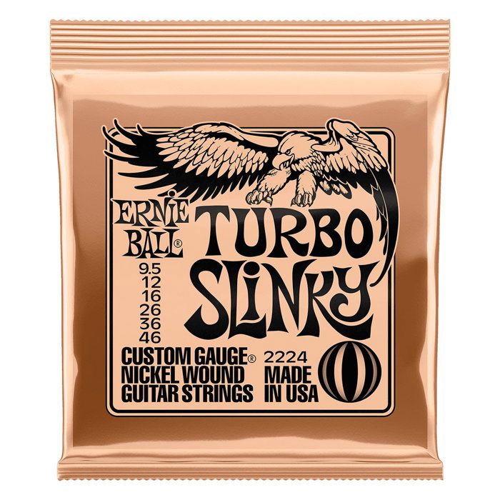 Ernie Ball 2224 Turbo Slinky : Le Jeu de Cordes Électrique pour un Son Légendaire