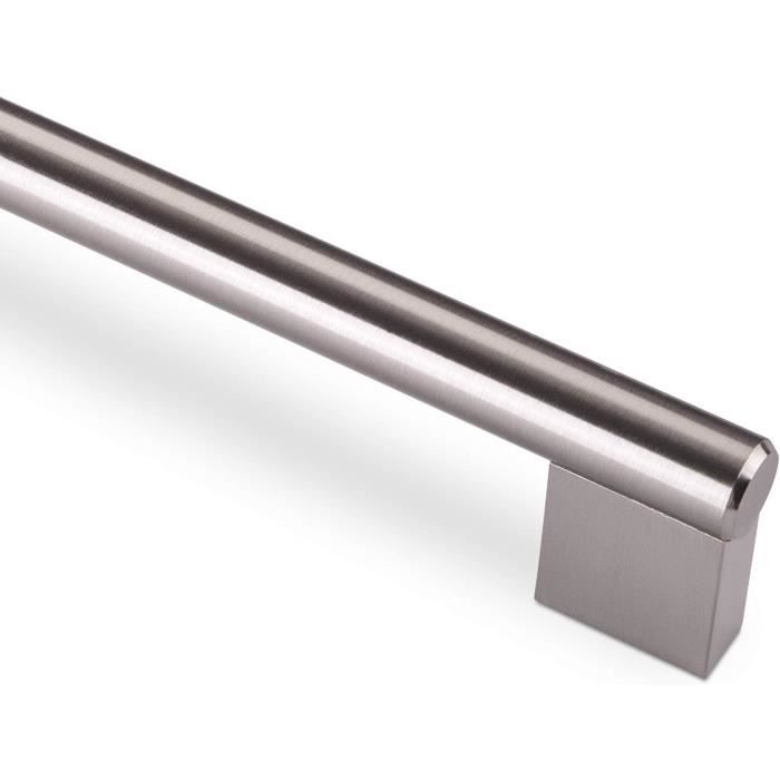 Poignée De Meuble En Zamak - Aspect Inox