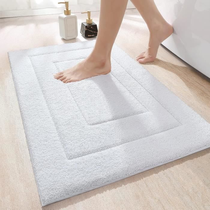 Tapis Salle de Bain Blanc