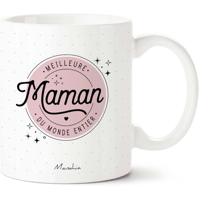 Mug Cadeau Maman Tasse - Meilleure Maman Du Monde Entier - Avec Boite ...