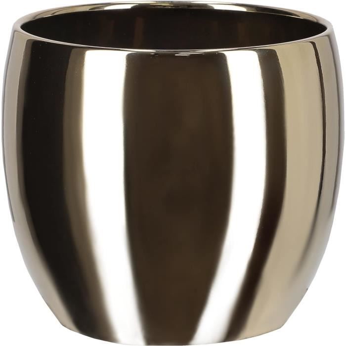 innaGLAS Pot à orchidée, céramique, Vert Pomme, 12,5cm, 13,5cm - Pot Fleurs /Pot céramique