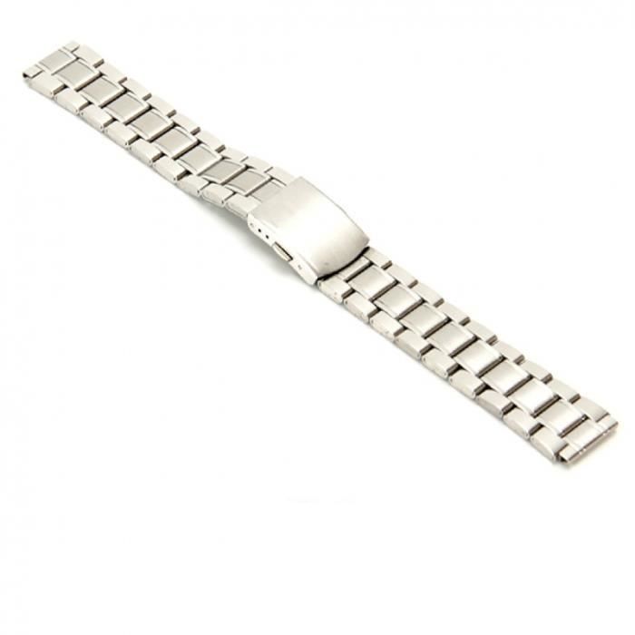 Bracelet Montre My-Montre 18mm Acier Inoxydable Argenté