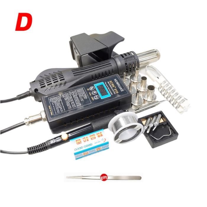 Station De Soudage à Air Chaud Tout-en-un 750W - Idéale Pour Réparations BGA, SMD, SMT - Numérique LED