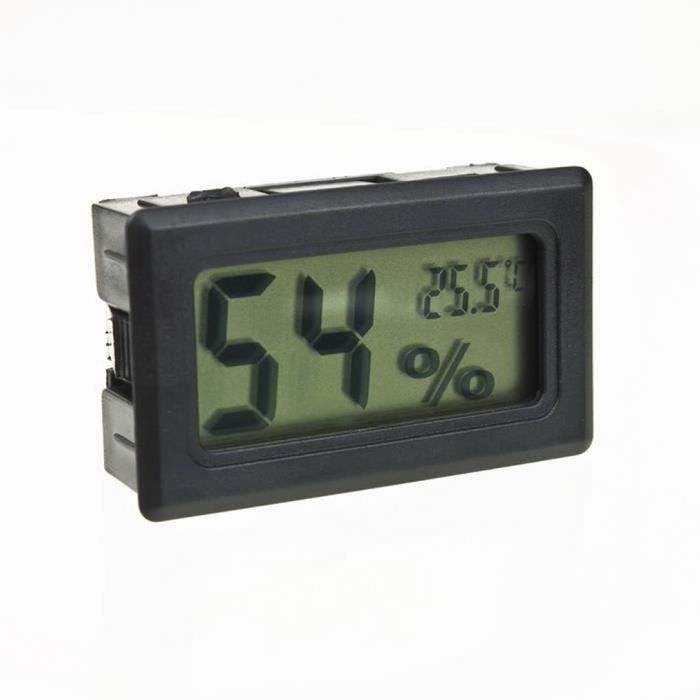 Mini Digital LCD Thermomètre Hygromètre Humidité Température compteur intérieur 1.5 M C