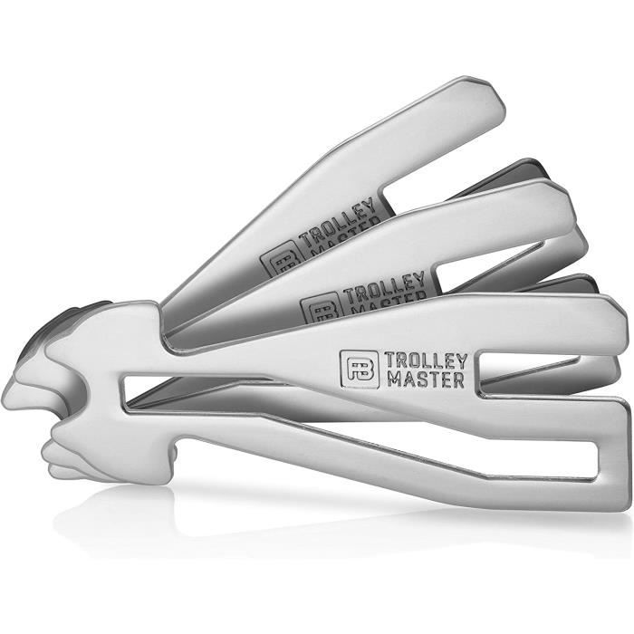 FABACH Black Trolley Key Déclencheur De Chariot - Remplace Le Jeton De