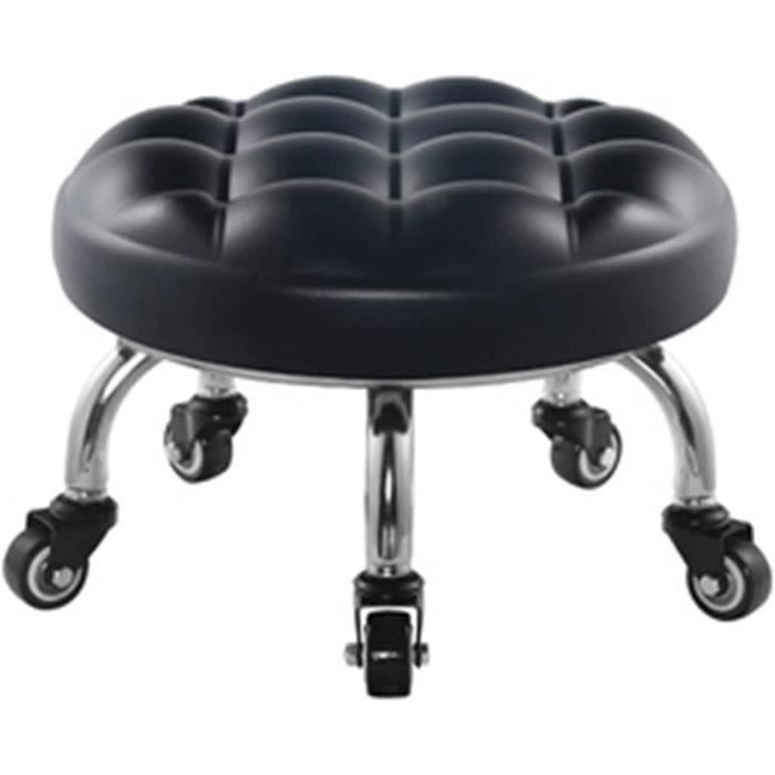 WEYE-Tabouret Pivotant Roulettes Pivotantes De Bureau, Tabouret Bas