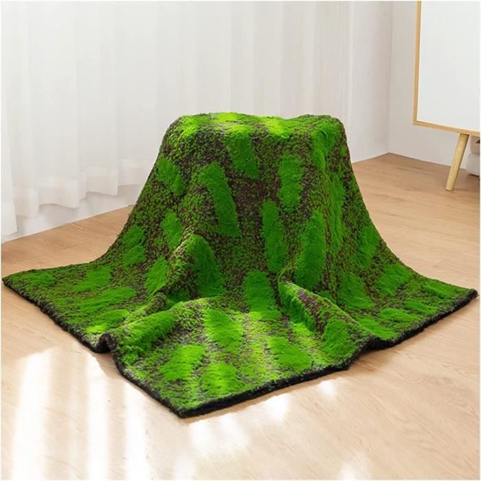 1x1m Tapis De Gazon Artificiel Fausse Herbe Réaliste Tapis Gazon Synthétique Tapis Pelouse For