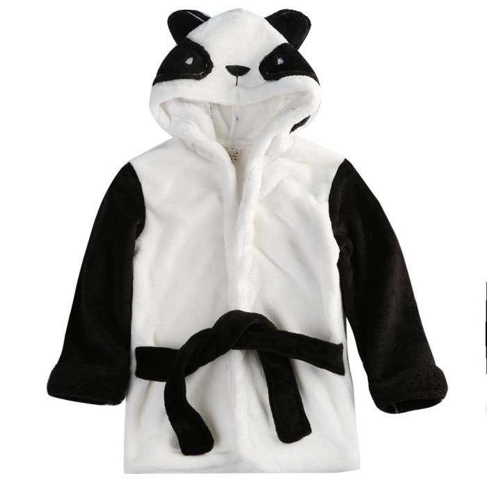 peignoir panda fille