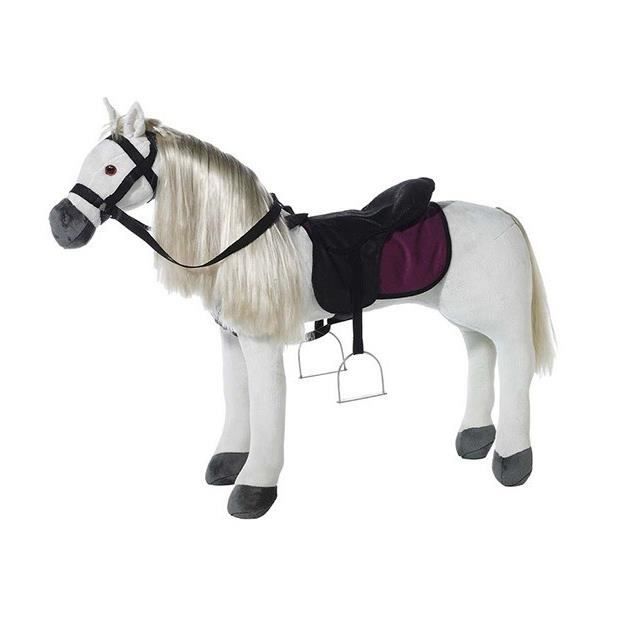 cheval peluche à monter