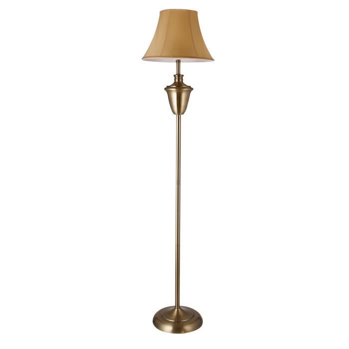 Lampadaire laiton160x35cm [beige-marron] lampe dans rétro-Look