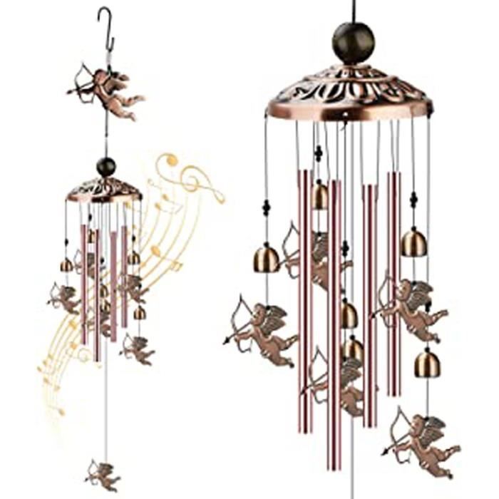 Extérieur Carillon à Vent Tube En Aluminium Cloches à Vent Fer Suspendu