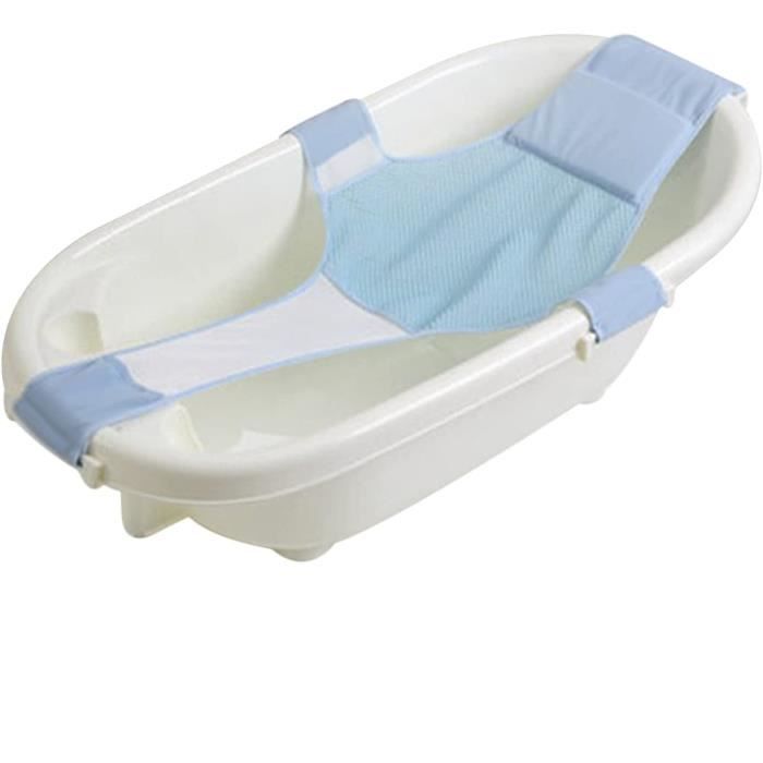 Hamac De Bain Pour Bebe Support De Siege De Bain Pour Nouveau Ne Coussin De Baignoire Reglable Pour Bebe En Maille Tapis De Baigno Cdiscount Puericulture Eveil Bebe