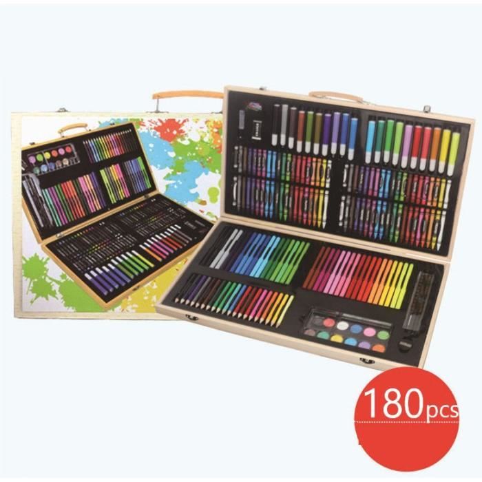 Mallette De l'Artiste-180PCS Mallette de Dessin/Peinture