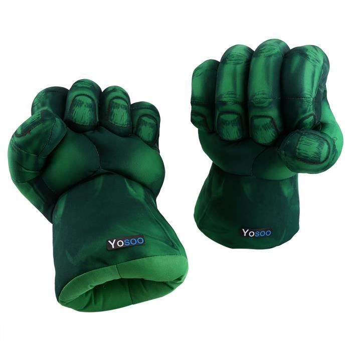 11 Gants En Peluche Hulk Hulk Smash Hands Gants De Boxe Hulk Jouets Pour Enfants Anniversaire Christma Cdiscount Jeux Jouets