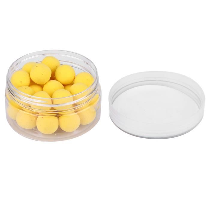 Leurre de pêche - Qiilu - Boule flottante PVA - Couleur jaune - 10-14