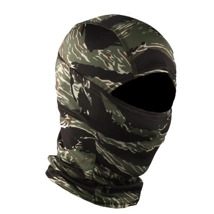 Cagoule camouflage chasse marron