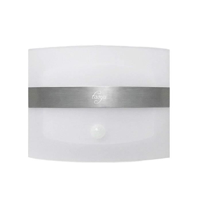 Taoyu Applique Murale Interieur Led Moderne Sans Fil Lampe Detecteur De Mouvement Avec Batteries Lumiere De Nuit Pour Chambre Cdiscount Maison