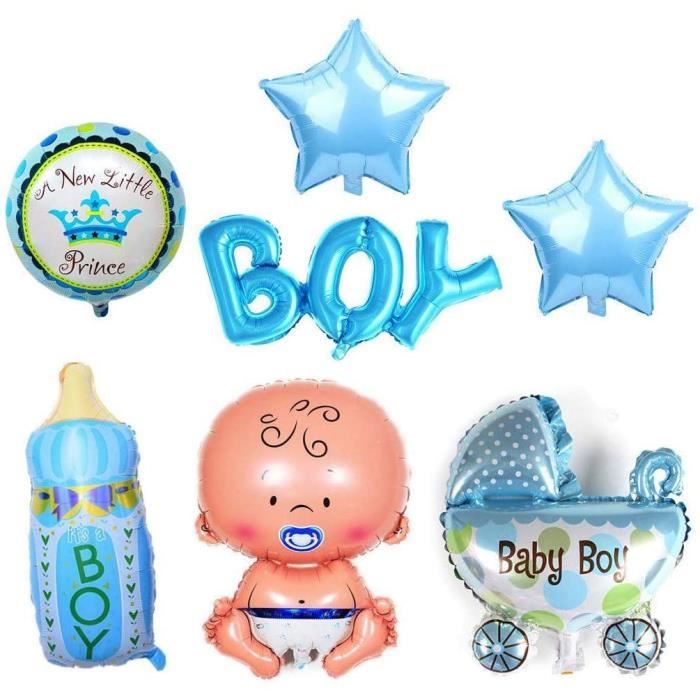 Decorations Et Accessoires De Fete Pour Enfants Kitchen Dream 7 Pcs Bebe Ballon D Helium Ballon D Helium De Bebe Garcon Cdiscount Maison