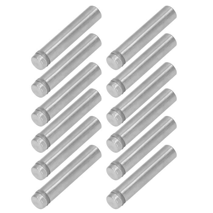 Lot De 8 Manchons D'Espace Acier Inox 304 M8 – 8,2x20x20 Mm – Précision CNC Pour Mécanique, Électroménager & Fixations