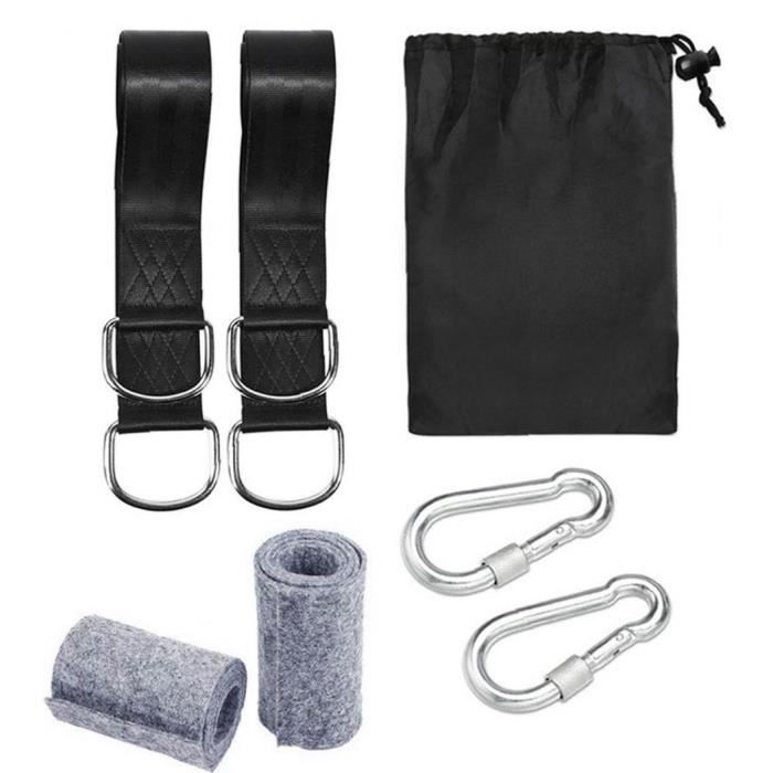 DAZZLEEX Lot De 5 Sangles De Hamac Pour Balançoire D'arbre En Nylon DAZZLEEX Lot De 5 Sangles De Hamac Pour Balançoire D'arbre En Nylon