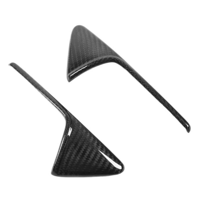 YJMOTOR Housse de protection pour appareil photo latéral pour Tesla Model 3/ Y HW3.0 - Accessoires de décoration pour Tesla Model 3 2017-2023 et Tesla Model Y 2020-2023.6 (motif en fibre de carbone YJMOTOR Housse de protection pour appareil photo latéral pour Tesla Model 3/ Y HW3.0 - Accessoires de décoration pour Tesla Model 3 2017-2023 et Tesla Model Y 2020-2023.6 (motif en fibre de carbone