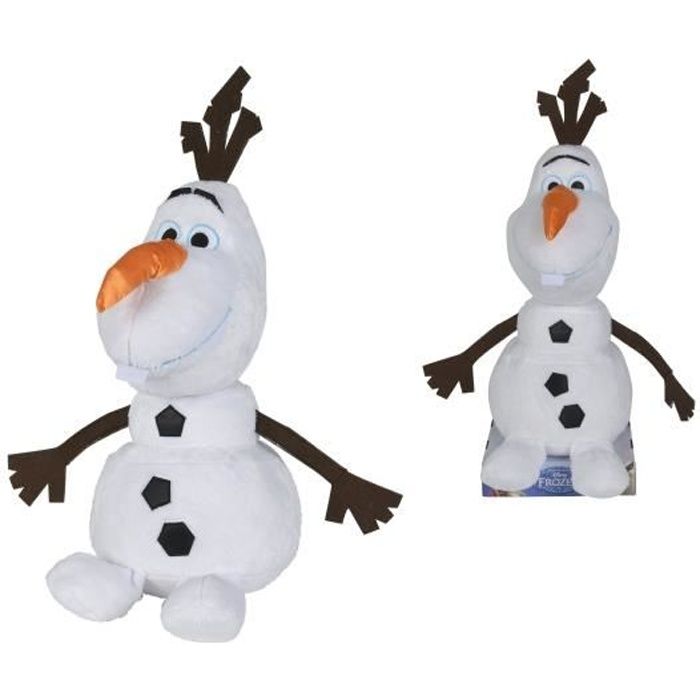 LA REINE DES NEIGES Peluche Olaf 50 cm - Disney - Cdiscount Jeux