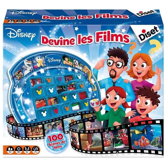 DISET - Devine les Films Disney - Jeu de Société - Cdiscount Jeux - Jouets