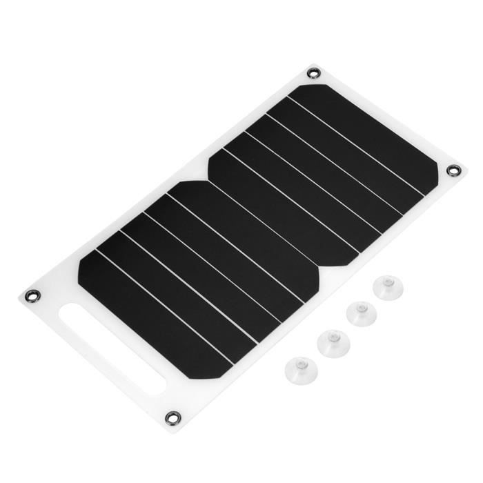 Panneau Solaire Avec USB, Batterie Externe Et Chargeur Solaire Pour Camping, Générique