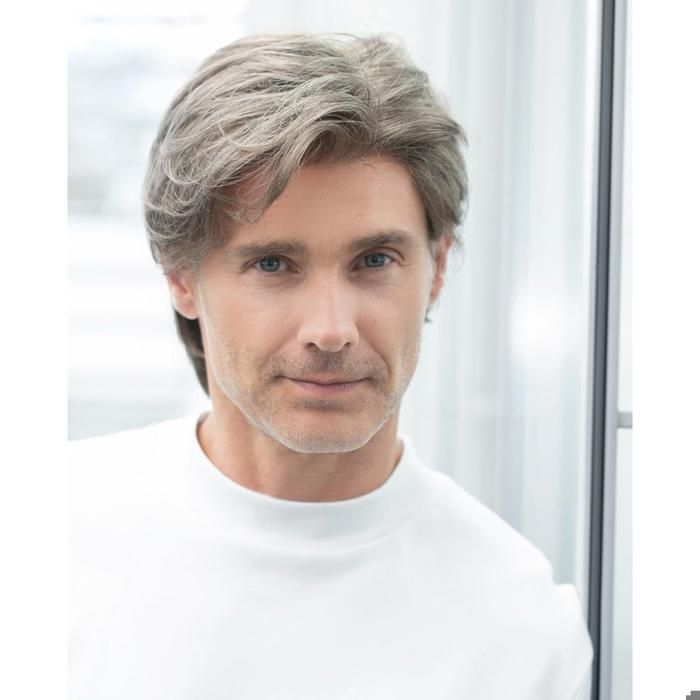 Perruque Homme 100% Cheveux Naturels Châtain Clair - Modèle STEVE 8 - Neuf Avec étiquettes
