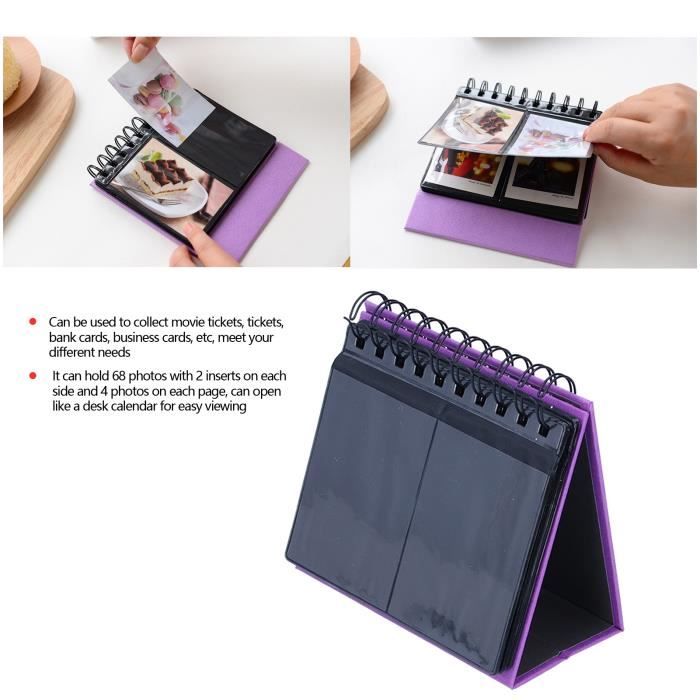 YINKE Album Photo de poche pour Polaroid Go Film/Go Mini