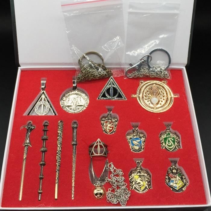Accessoires De Deguisement - Harry Potter - Baguette Magique, Time-Turner,  Deathly Hallows De 15 Pcs - Cdiscount Jeux - Jouets