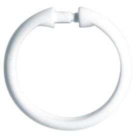 12 Anneaux Pour Rideau De Douche SUNNIFLY - Crochets Universels Blancs, Plastique Résistant, Installation Facile - 3