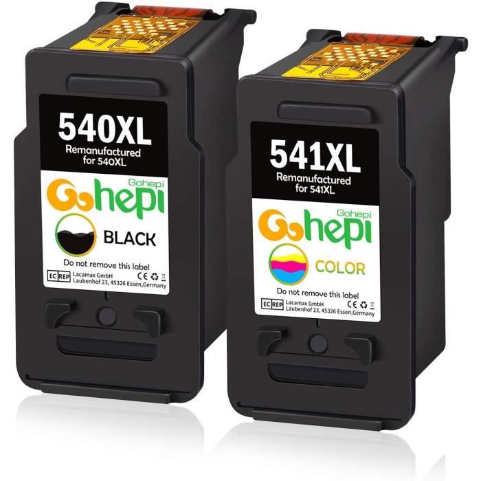 Cartouche Encre Compatible Canon Pg 540xl Cl541xl Noir Et Couleur Pour Pixma Mg4250 Mx375 Mx395 Mx435 Mx455 Mx475 Mx515 Mx525 Mx535 Cdiscount Informatique