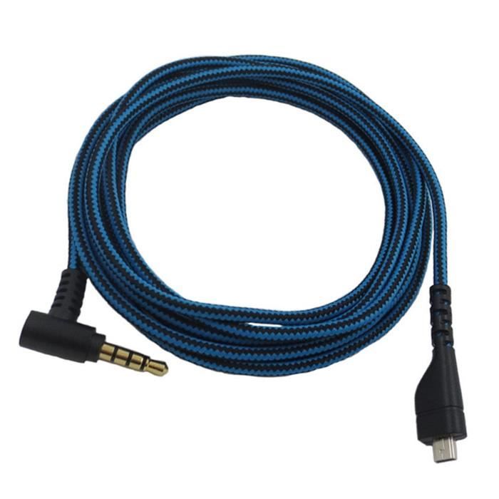 Câble Remplacement Pour Casque Arctis (3/5/7/Pro/Prime) - 1,5 M, Connecteur En L - Cuivre Sans Oxygène