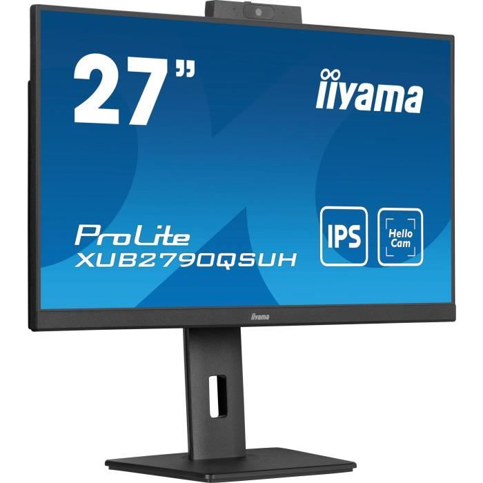Ecran PC - IIYAMA - 27 - FHD - 100Hz - Dalle IPS - 04ms - Ajustable en hauteur -  XUB2790QSUH-B1