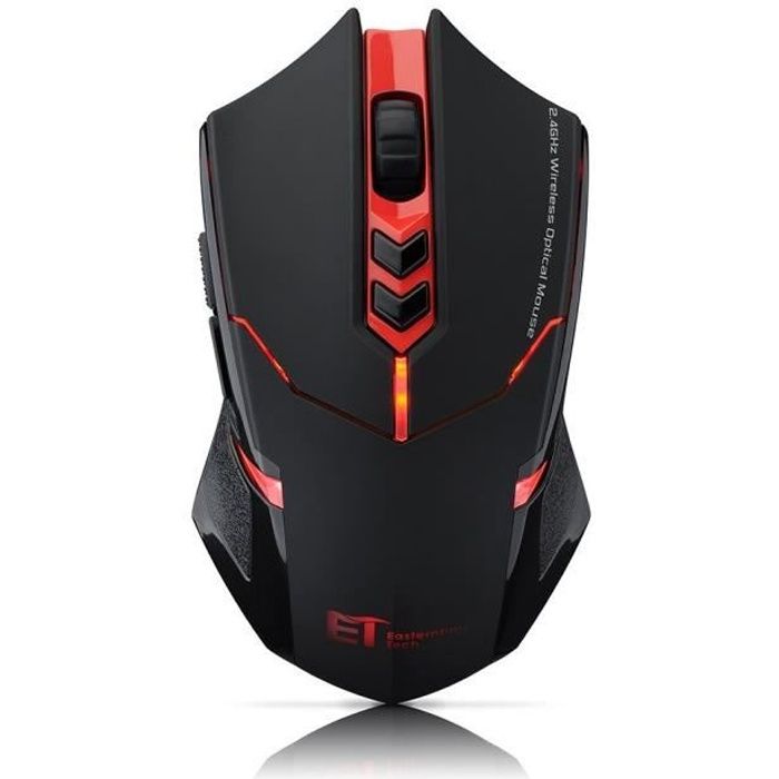 Souris Sans fil -Gamer Professionnel 7 boutons Réglable 2.4G