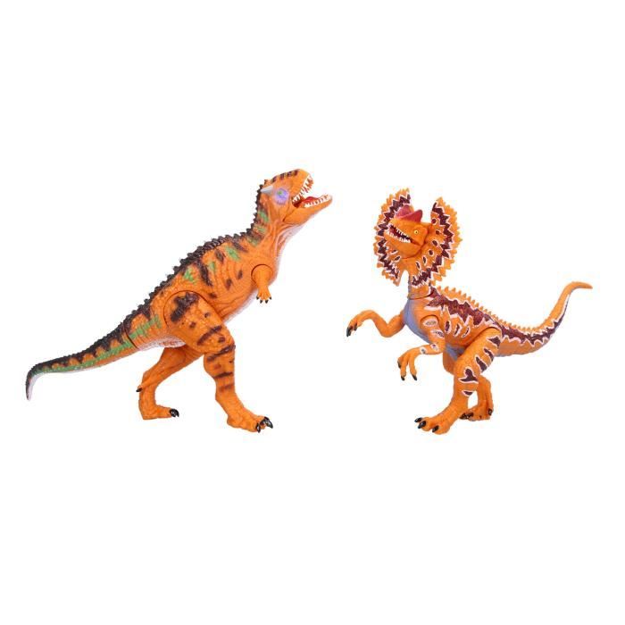 Jurassic World Jouet dinosaure non cagé, figurine de dilophosaure