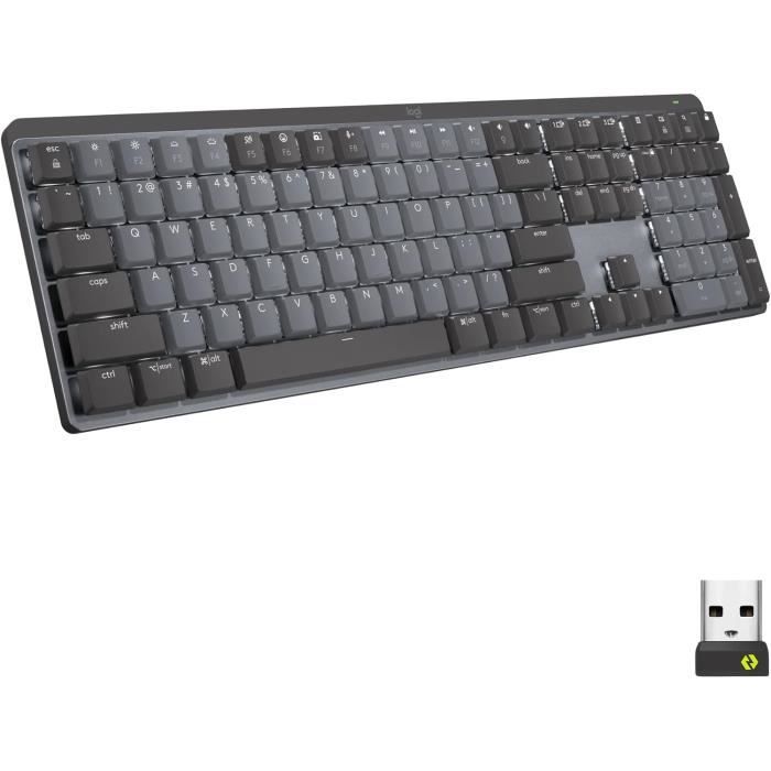 Clavier – LOGITECH – MX Mechanical – Sans Fil – Rétroéclairé – QWERTZ
