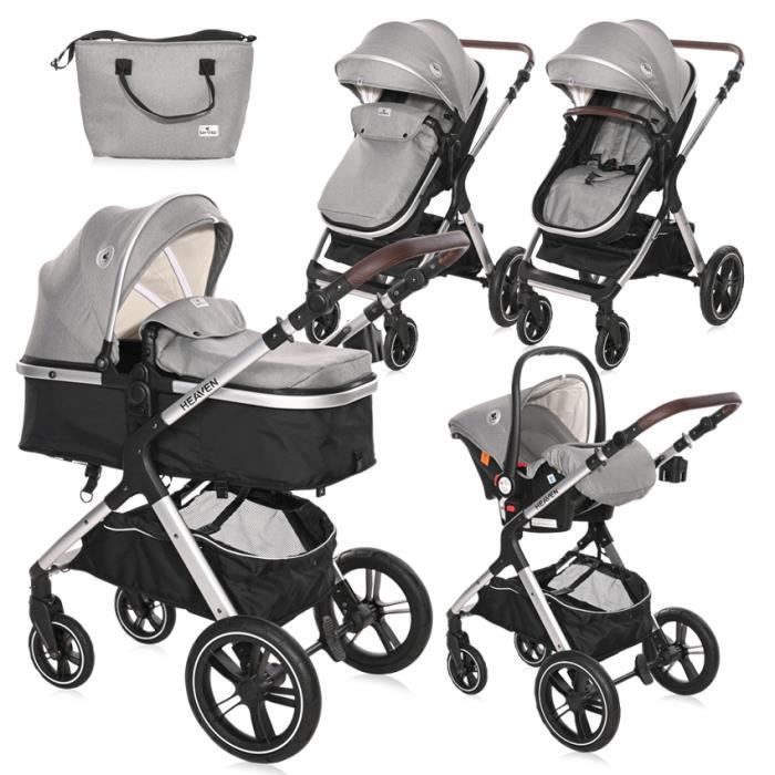 Lorelli Poussette combinée trio 3 en 1 - siège auto 0m – nacelle