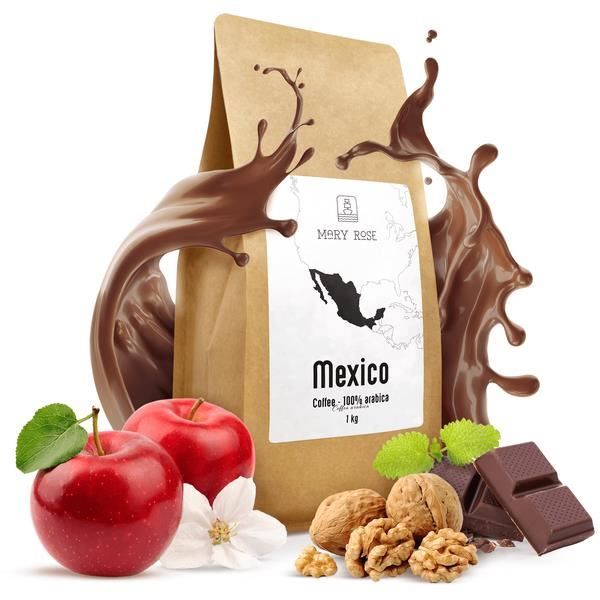 Cafe Grain Mexico Topacio Mary Rose Chocolat Pomme Café en grains 1kg ...