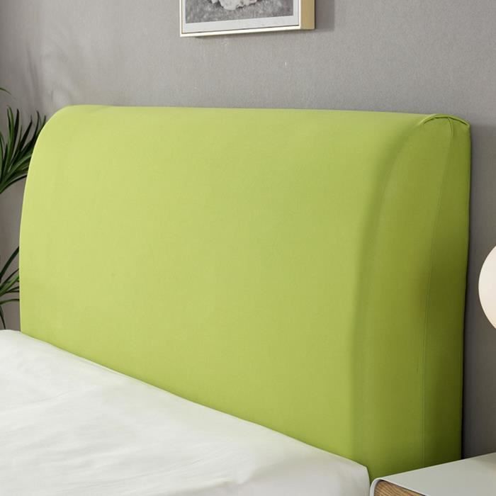 Housse De Tête De Lit Extensible CYCMACO En Velours - Lavable, Anti-poussière (150cm, Camel)