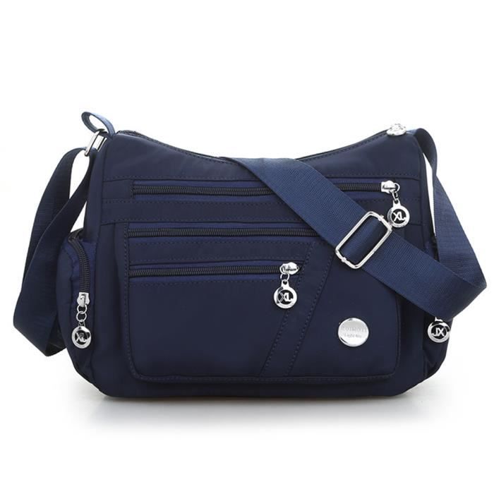 Sac à Main Femme-Sac à Bandoulière Femme-Sac en Tissu Oxford
