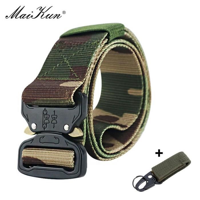 Ceinture Tactique Militaire Résistante En Nylon Avec Boucle