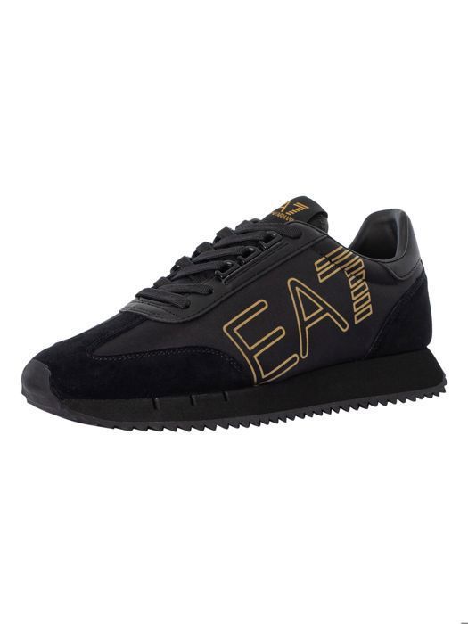 Baskets Pour Homme En Polyester Noir