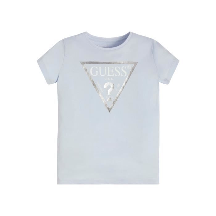 T-shirt fille Guess Core - airway blue