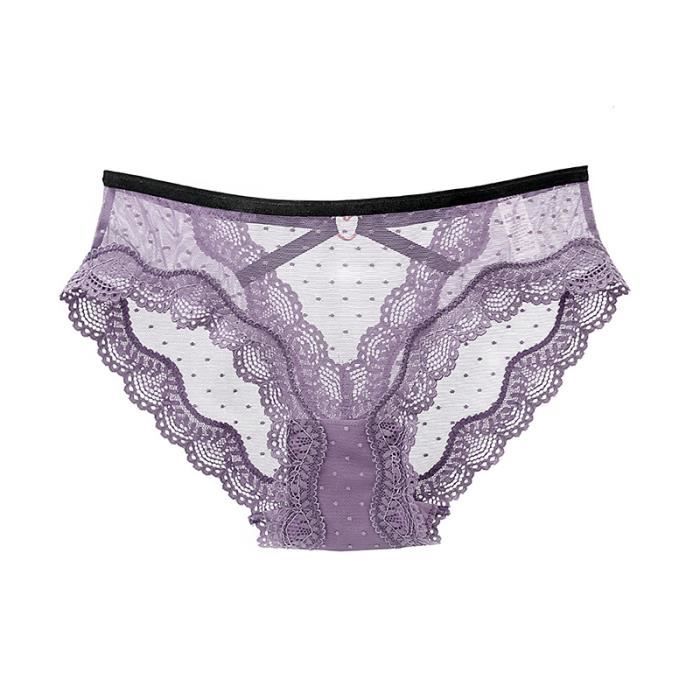 Culotte OUNO UNDERWEAR Dentelle Coton Noir - Taille XL (FR46/US14/UK18/EUR44)