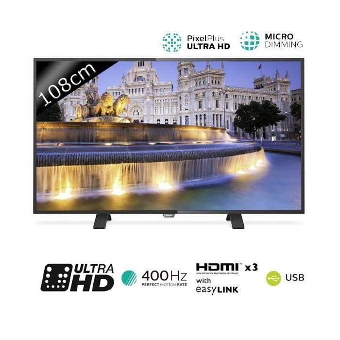 Pieds/support TV Pour Philips 43PUH4900/88 - Référence X37T8228011GT, Occasion