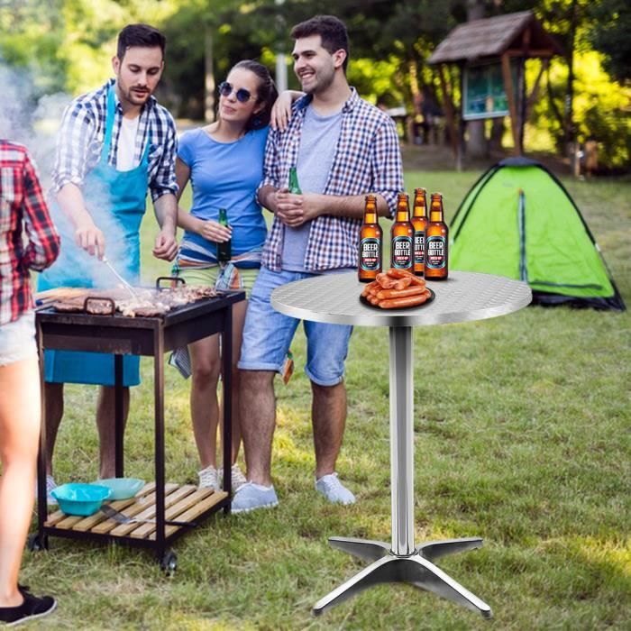 OHMG Sgabelli Da Bar Set Di 2 - Pelle PU Bianca, Regolabili In Altezza, Girevoli 360° - 4