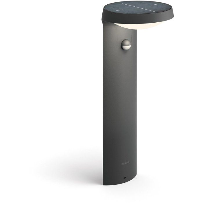 Borne avec recharge solaire PHILIPS TYLA classe énergétique A détecteur de mouvement jusqu'à 250 lm IP44 - vue 3